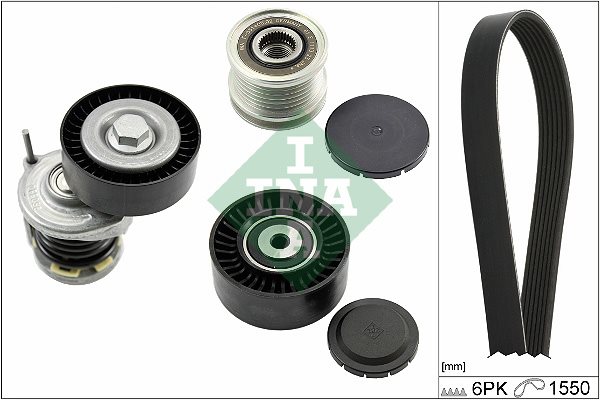 Zestaw paska wieloklinowego do VW, 529 0586 20, INA w ofercie sklepu e-autoparts.pl 
